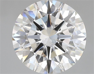 Picture of Lab Grown Diamond 4.03 Carats, Round with Ideal Cut, E Color, VVS2 Clarity and Certified by IGI
