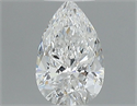 Diamante Natural 0.30 quilates, De pera , Color E, claridad VS1 y certificado GIA