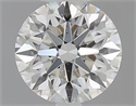 Diamante Natural 0.58 quilates, Redondo , Color H, claridad SI1 y certificado GIA