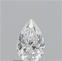 Natural Diamond 0.50 Carats, Pear with  Cut, D Color, VS1 Clarity and Certified by GIA