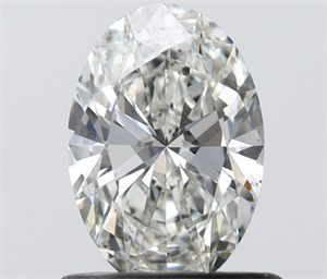 Foto Diamante Natural 0.71 quilates, Ovalado , Color G, claridad VS2 y certificado IGI de