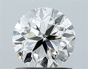 Picture of Natural Diamond 1.01 Carats, Round with Very Good Cut, I Color, VVS1 Clarity and Certified by GIA