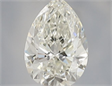 Diamante Natural 0.40 quilates, De pera , Color H, claridad VVS2 y certificado IGI