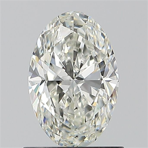 Picture of Natural Diamond 0.90 Carats, Oval with  Cut, H Color, VS2 Clarity and Certified by IGI