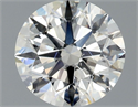 Natural Diamond 1.10 Carats, Round with Excellent Cut, G Color, I1 Clarity and Certified by GIA