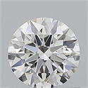 Natural Diamond 0.71 Carats, Round with Excellent Cut, G Color, IF Clarity and Certified by GIA