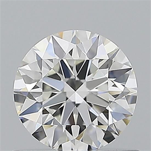 Picture of Natural Diamond 0.71 Carats, Round with Excellent Cut, G Color, IF Clarity and Certified by GIA
