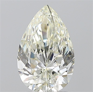 Picture of Natural Diamond 2.01 Carats, Pear with  Cut, L Color, SI2 Clarity and Certified by GIA