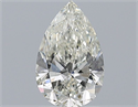Natural Diamond 1.50 Carats, Pear with  Cut, J Color, SI2 Clarity and Certified by GIA