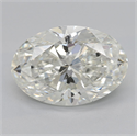 Natural Diamond 3.02 Carats, Oval with  Cut, J Color, SI1 Clarity and Certified by GIA