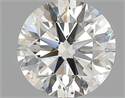 Natural Diamond 0.90 Carats, Round with Excellent Cut, I Color, SI1 Clarity and Certified by GIA