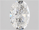 Natural Diamond 1.50 Carats, Oval with  Cut, D Color, VS2 Clarity and Certified by GIA