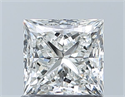 Natural Diamond 1.02 Carats, Princess with  Cut, G Color, VS1 Clarity and Certified by GIA