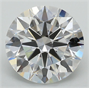 Del inventario de diamantes de laboratorio, 2.74 quilates, Redondo , Color D, claridad VS1 y certificado GIA