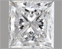 Natural Diamond 0.90 Carats, Princess with  Cut, E Color, VS2 Clarity and Certified by GIA