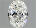 Diamante Natural 0.70 quilates, Ovalado , Color G, claridad VVS2 y certificado GIA
