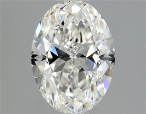 Foto Diamante Natural 0.70 quilates, Ovalado , Color G, claridad VVS2 y certificado GIA de