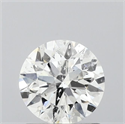 Natural Diamond 1.03 Carats, Round with Excellent Cut, G Color, I1 Clarity and Certified by GIA
