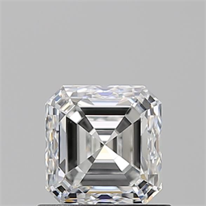 Foto Diamante Natural 0.90 quilates, Asscher , Color G, claridad VVS2 y certificado GIA de
