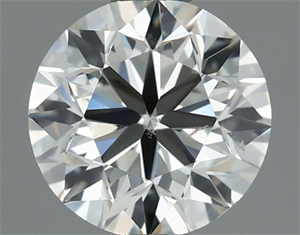 Picture of Natural Diamond 0.70 Carats, Round with Very Good Cut, J Color, SI1 Clarity and Certified by IGI