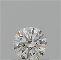 Diamante Natural 0.50 quilates, Redondo , Color I, claridad VVS2 y certificado GIA