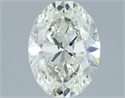 Diamante Natural 0.80 quilates, Ovalado , Color J, claridad IF y certificado IGI