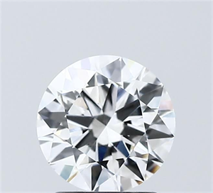 Picture of Lab Grown Diamond 1.50 Carats, Round with Excellent Cut, E Color, VVS2 Clarity and Certified by IGI