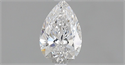 Natural Diamond 0.70 Carats, Pear with  Cut, D Color, VVS1 Clarity and Certified by GIA