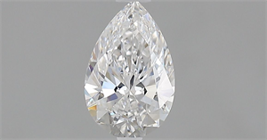 Picture of Natural Diamond 0.70 Carats, Pear with  Cut, D Color, VVS1 Clarity and Certified by GIA