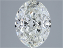 Diamante Natural 2.01 quilates, Ovalado , Color H, claridad IF y certificado IGI