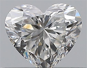 Picture of Natural Diamond 0.31 Carats, Heart with  Cut, F Color, VVS1 Clarity and Certified by GIA