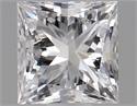 Natural Diamond 0.50 Carats, Princess with  Cut, D Color, VS1 Clarity and Certified by GIA