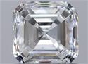 Natural Diamond 0.92 Carats, Asscher with  Cut, E Color, SI2 Clarity and Certified by GIA