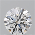 Natural Diamond 0.72 Carats, Round with Excellent Cut, G Color, VVS1 Clarity and Certified by GIA