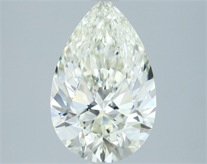 Picture of Natural Diamond 2.70 Carats, Pear with  Cut, J Color, VS1 Clarity and Certified by IGI