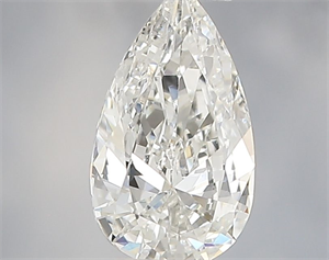 Picture of Natural Diamond 0.37 Carats, Pear with  Cut, G Color, VVS2 Clarity and Certified by IGI