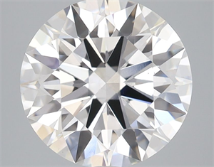 Picture of Lab Grown Diamond 3.09 Carats, Round with Excellent Cut, D Color, VS2 Clarity and Certified by GIA