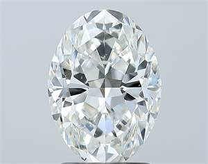 Foto Diamante Natural 2.00 quilates, Ovalado , Color F, claridad VS2 y certificado GIA de