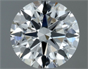 Diamante Natural 0.51 quilates, Redondo , Color F, claridad VVS2 y certificado IGI