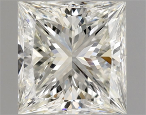 Picture of Natural Diamond 1.01 Carats, Princess with  Cut, J Color, VVS2 Clarity and Certified by GIA