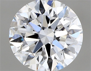 Foto Diamante Natural 0.58 quilates, Redondo , Color E, claridad SI2 y certificado GIA de