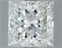 Natural Diamond 3.52 Carats, Princess with  Cut, I Color, VS2 Clarity and Certified by IGI
