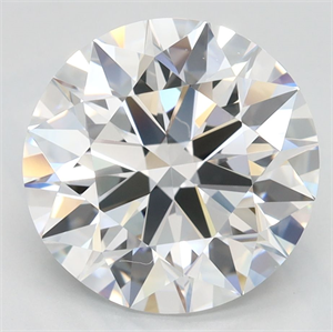 Picture of Lab Grown Diamond 3.56 Carats, Round with Excellent Cut, D Color, VVS1 Clarity and Certified by GIA