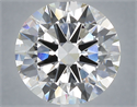 Lab Grown Diamond 6.03 Carats, Round with Excellent Cut, E Color, VVS2 Clarity and Certified by IGI