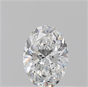Natural Diamond 0.51 Carats, Oval with  Cut, E Color, VS1 Clarity and Certified by GIA