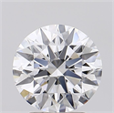 Lab Grown Diamond 2.53 Carats, Round with Ideal Cut, D Color, IF Clarity and Certified by IGI