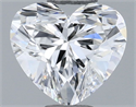 Natural Diamond 0.50 Carats, Heart with  Cut, F Color, VS2 Clarity and Certified by GIA