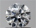 Natural Diamond 0.70 Carats, Round with Excellent Cut, H Color, SI1 Clarity and Certified by GIA