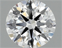 Lab Grown Diamond 0.97 Carats, Round with Excellent Cut, D Color, VVS2 Clarity and Certified by IGI