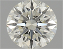 Diamante Natural 0.61 quilates, Redondo , Color M, claridad VVS2 y certificado GIA